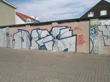 Graffiti Bombing in Dortmund - Photo by RAKS - DAC (2013)