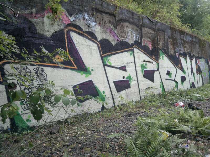 Graffiti Bombing in Dortmund - Photo by RAKS - DAC, EDW (2013)