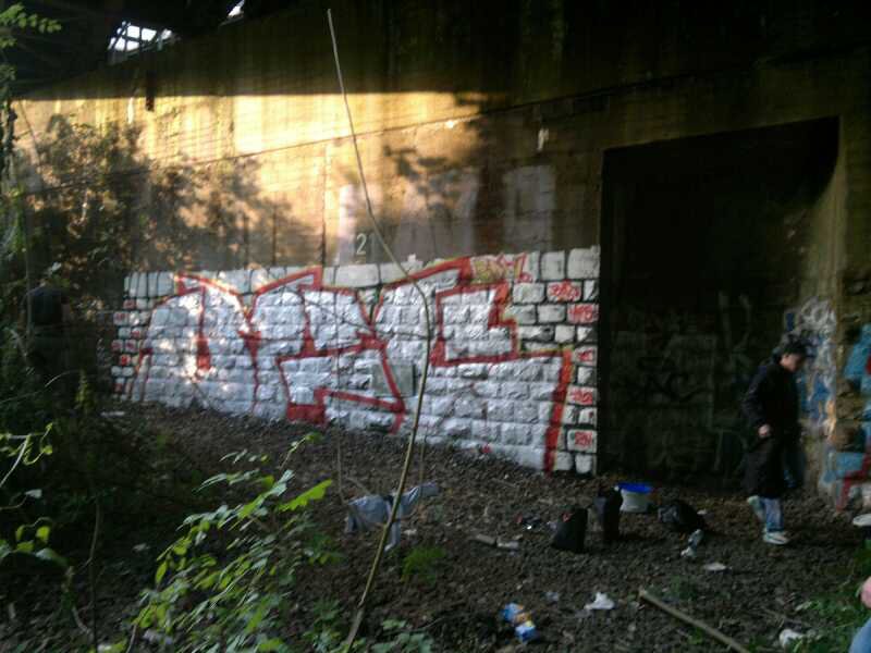 Graffiti Bombing in Dortmund - Photo by RAKS - DAC (2013)