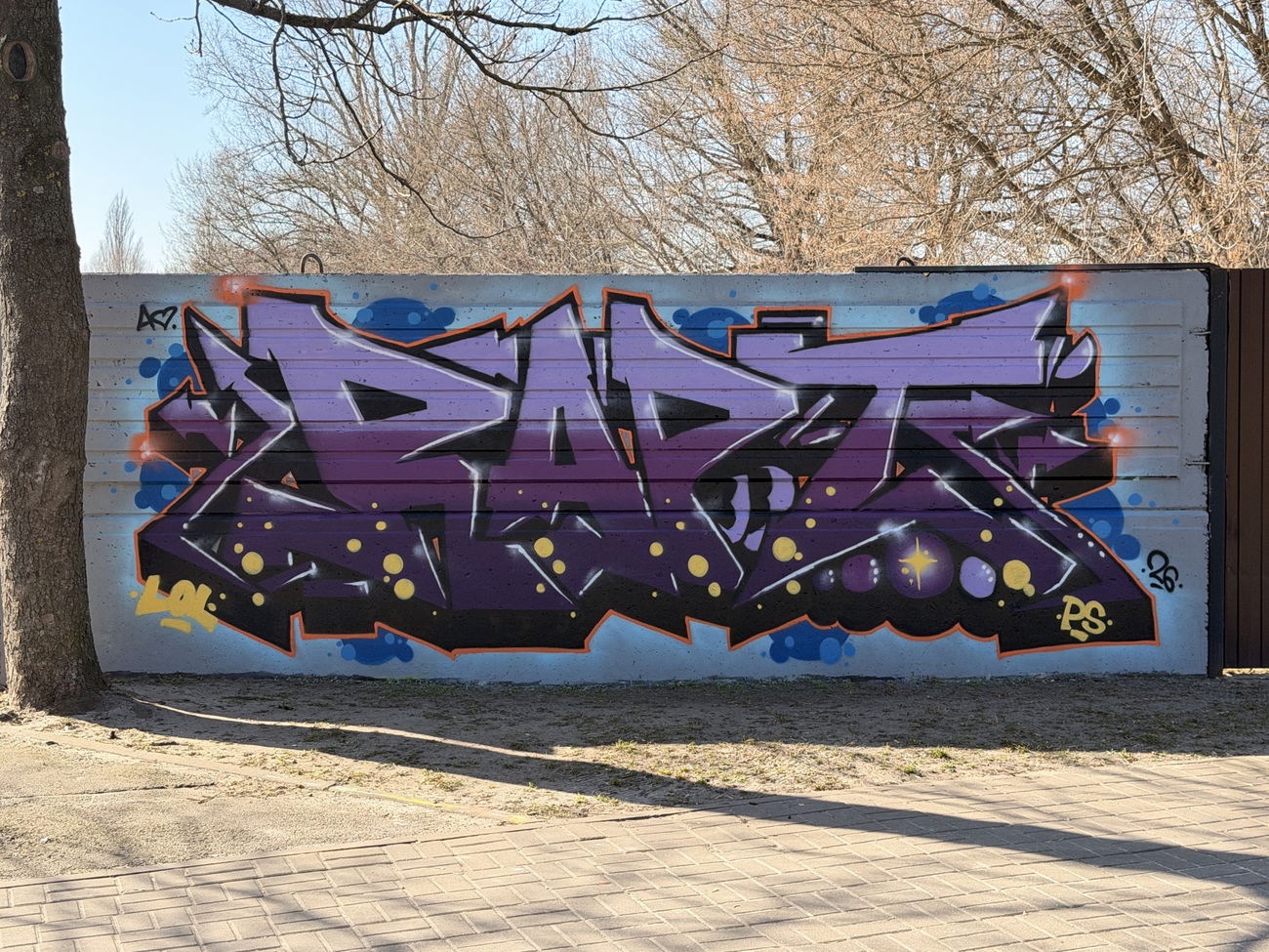 Graffiti Wall in Brest - Photo by RAPT (2026)