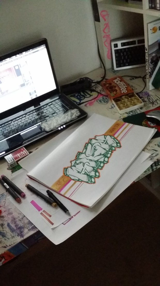 Graffiti Wall - Photo by RASB