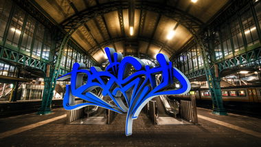 Graffiti Artwork - Photo by RASH - Digital, Cinema4D, Rash (2014)
