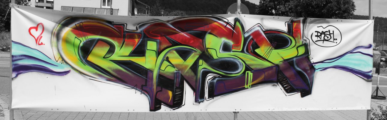 Graffiti Wall - Photo by RASH - Rash, Wall (2014)