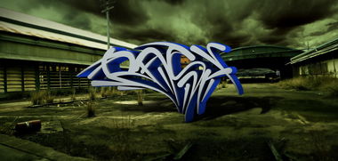 Graffiti Artwork - Photo by RASH - Rash, Trainyard, Adonded (2014)