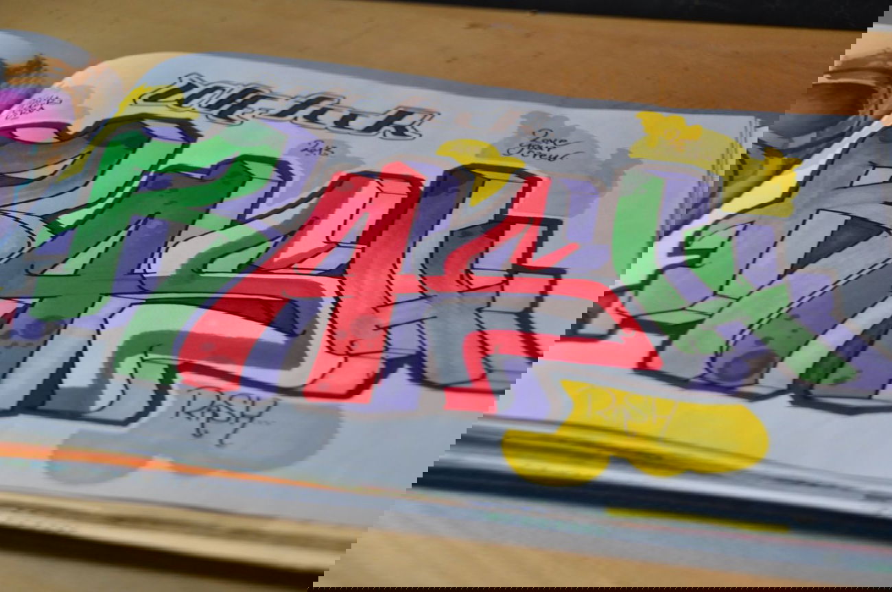 Graffiti Sketch in Köln - Photo by RASKfcc - RASK (2012)