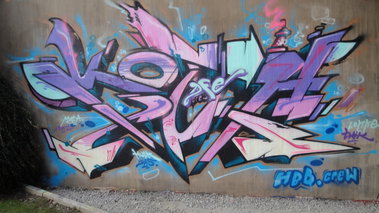 Graffiti Wall in Bochum - Photo by RATTENSOHN - MOTA, DFE, Bochum