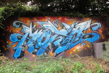 Graffiti Wall in Bochum - Photo by RATTENSOHN - MOTA, DFE, Bochum