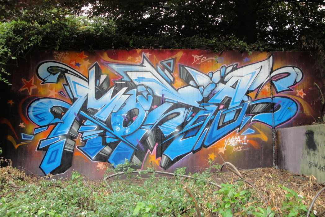 Graffiti Wall in Bochum - Photo by RATTENSOHN - MOTA, DFE, Bochum