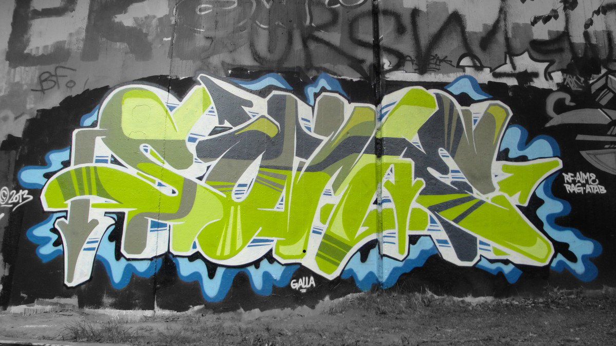 Graffiti Wall in Bochum - Photo by RATTENSOHN - SOME, RF, ALME