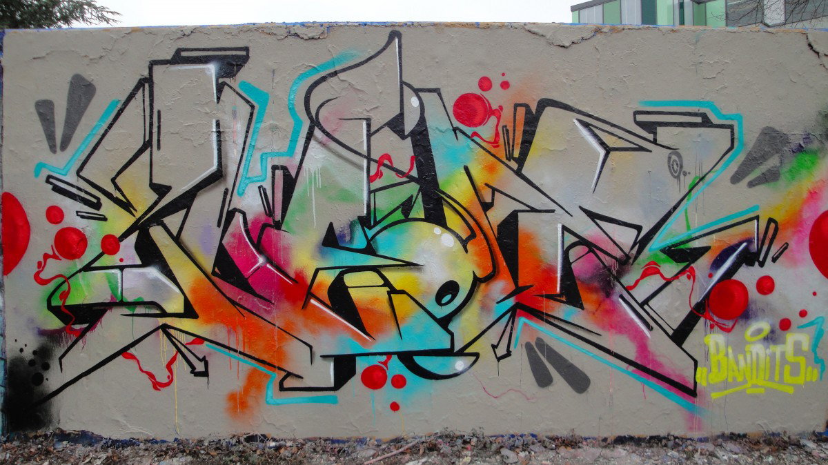 Graffiti Wall in Köln - Photo by RATTENSOHN - PLAQUE, BANDITS, Cologne