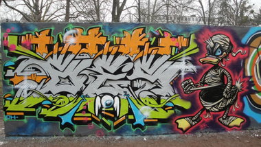 Graffiti Wall in Bonn - Photo by RATTENSOHN - GES, OH, Bonn