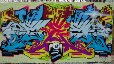 Graffiti Wall in Bonn - Photo by RATTENSOHN - GES, OH, Bonn