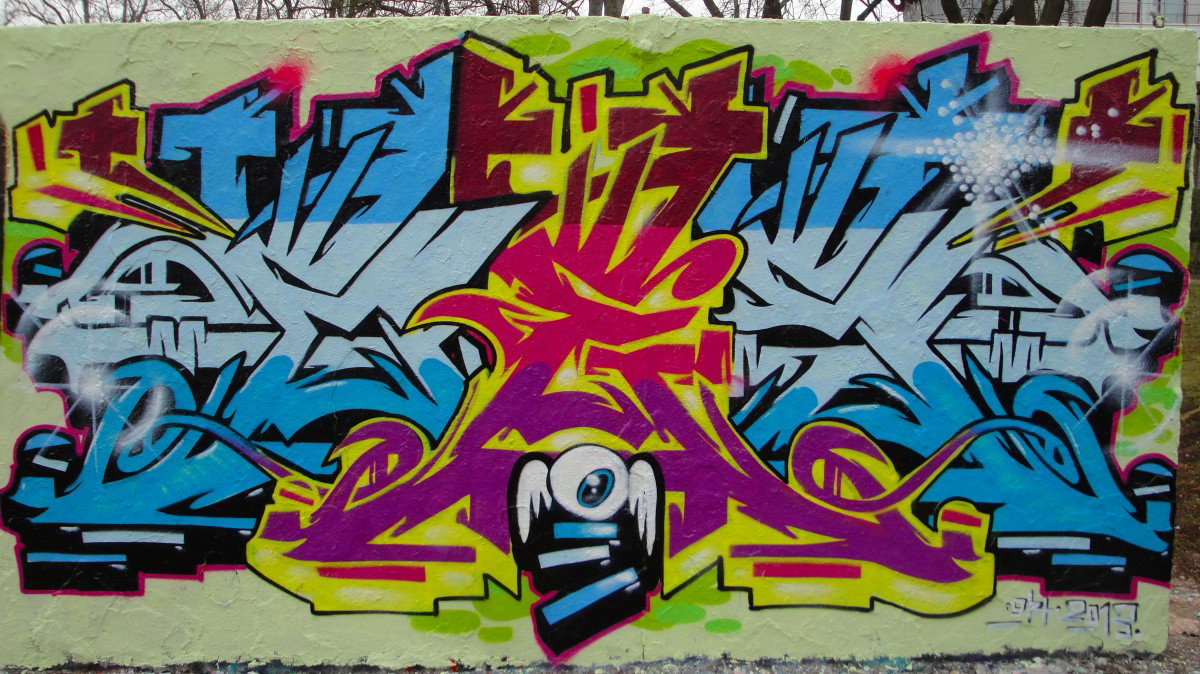 Graffiti Wall in Bonn - Photo by RATTENSOHN - GES, OH, Bonn