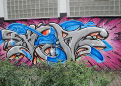 Graffiti Wall in Bonn - Photo by RATTENSOHN - KER, OH, Bonn