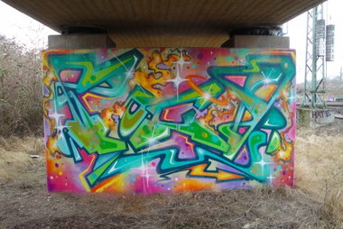 Graffiti Wall in Köln - Photo by RATTENSOHN - ROCO, CPS, Cologne