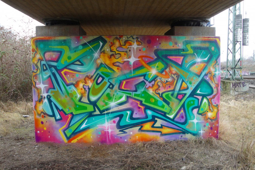 Graffiti Wall in Köln - Photo by RATTENSOHN - ROCO, CPS, Cologne