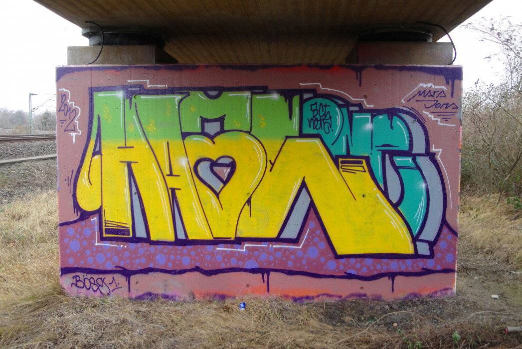 Graffiti Wall in Köln - Photo by RATTENSOHN - HATE, SCT, NETZ