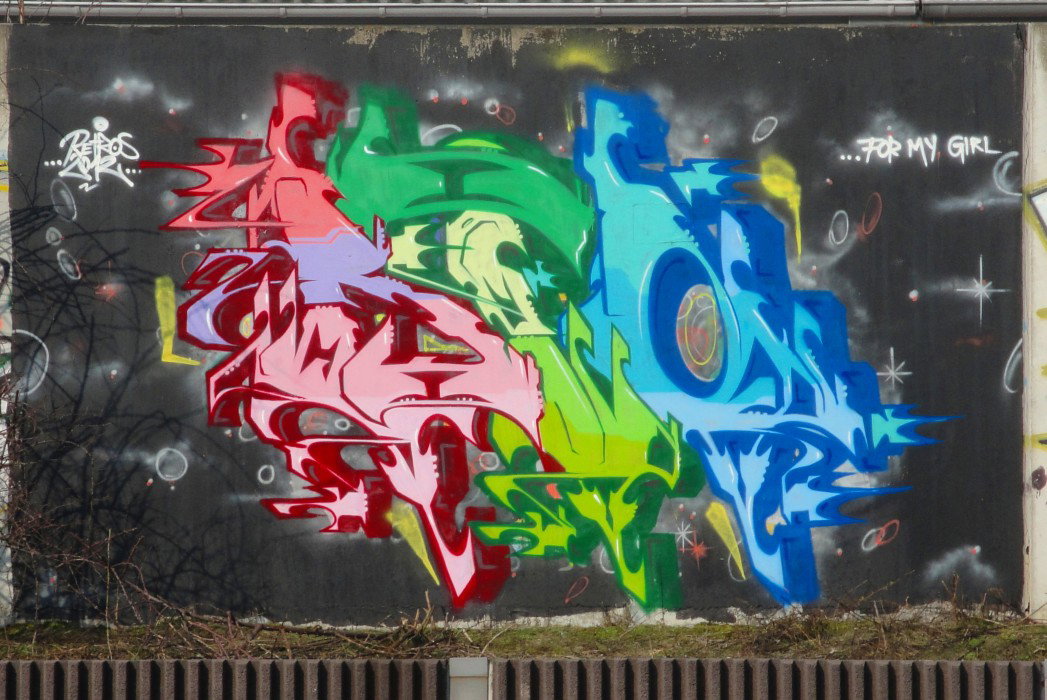 Graffiti Wall in Köln - Photo by RATTENSOHN - RTO, Cologne, Köln