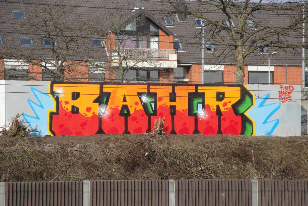 Graffiti Bombing in Köln - Photo by RATTENSOHN - BAHR, Train, Line