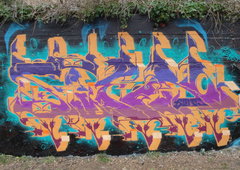Graffiti Wall in Köln - Photo by RATTENSOHN - STERO, BONE, Hall
