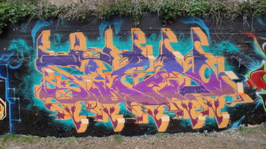 Graffiti Wall in Köln - Photo by RATTENSOHN - STERO, BONE, Hall