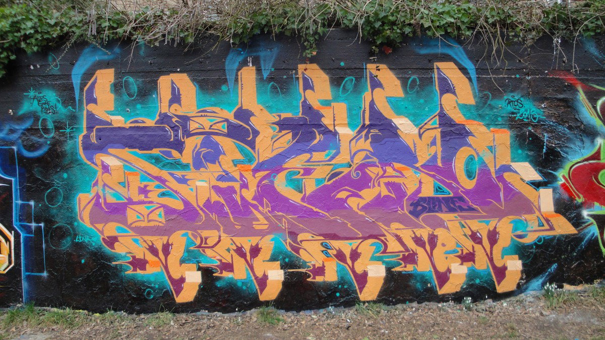 Graffiti Wall in Köln - Photo by RATTENSOHN - STERO, BONE, Hall