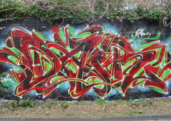Graffiti Wall in Köln - Photo by RATTENSOHN - DAIR, MCR, Hall