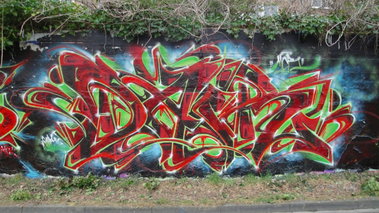 Graffiti Wall in Köln - Photo by RATTENSOHN - DAIR, MCR, Hall