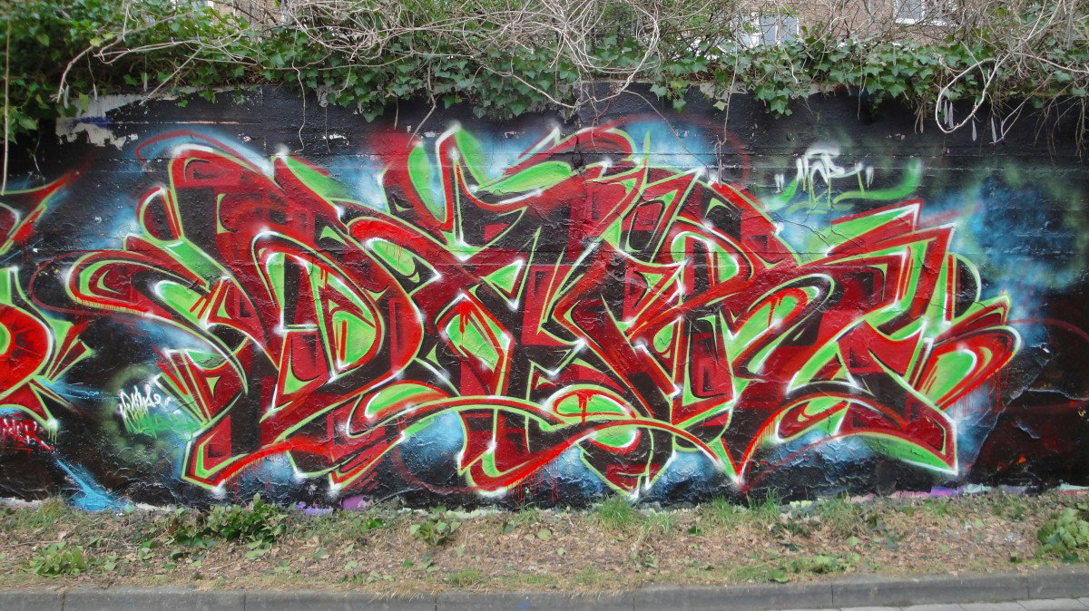 Graffiti Wall in Köln - Photo by RATTENSOHN - DAIR, MCR, Hall