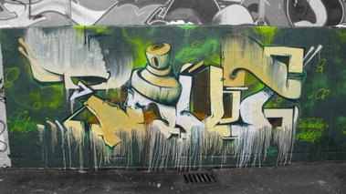 Graffiti Wall in Monheim - Photo by RATTENSOHN - POUT, DHS, Deadly