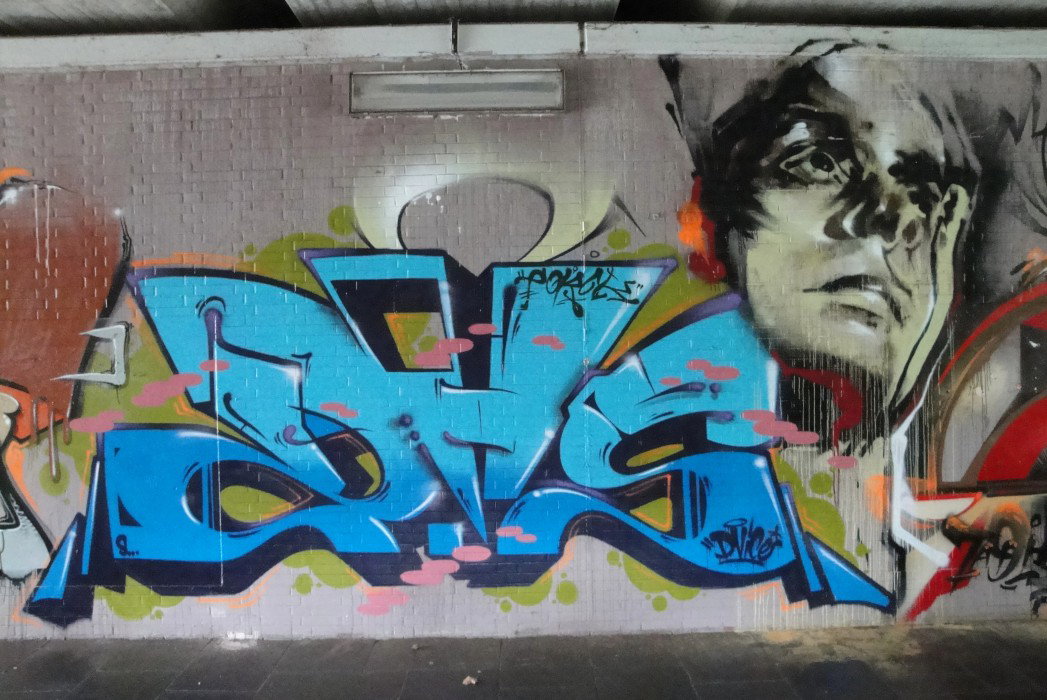 Graffiti Wall in Leverkusen - Photo by RATTENSOHN - DHS, DVICE, Mero