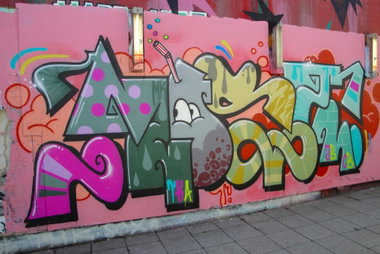 Graffiti Wall in Bochum - Photo by RATTENSOHN - MOST, JBCB, Hall