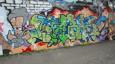 Graffiti Wall in Köln - Photo by RATTENSOHN - DARK, CPS, Cologne