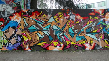 Graffiti Wall in Köln - Photo by RATTENSOHN - SYNC, CPS, Köln