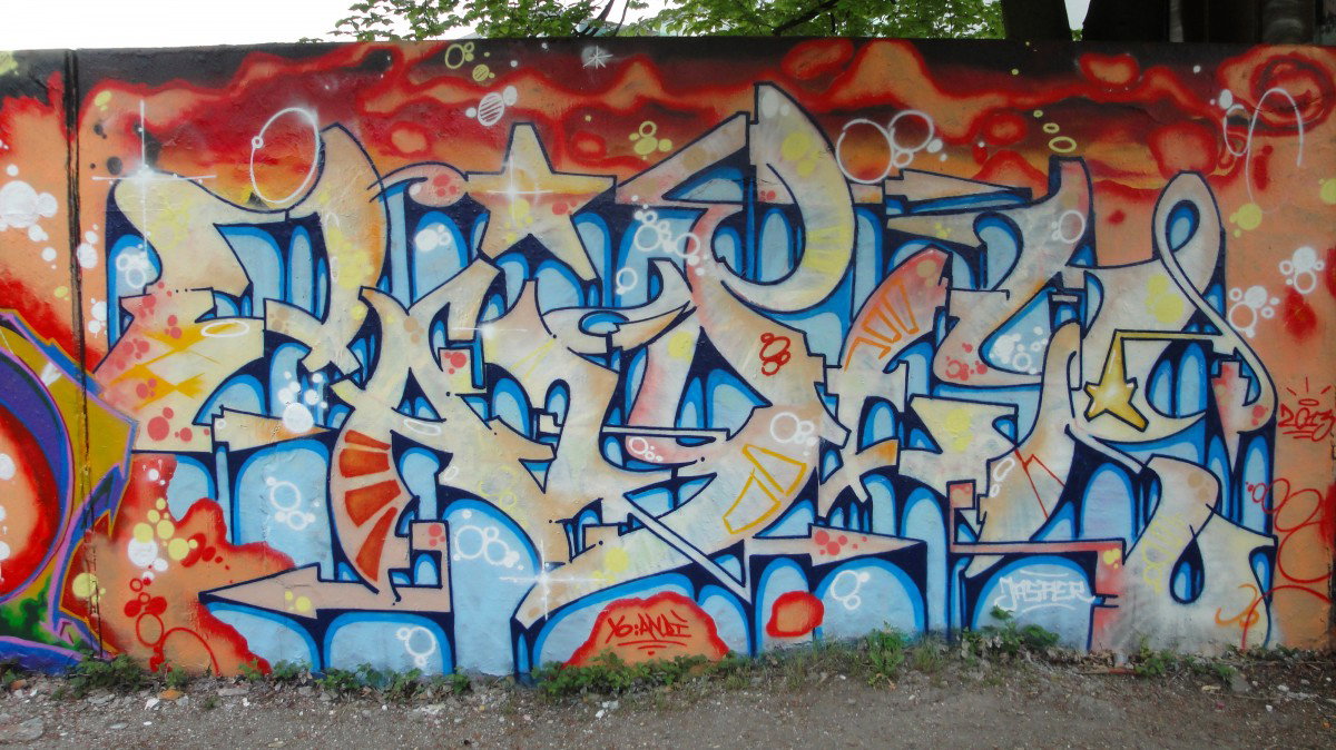 Graffiti Wall in Köln - Photo by RATTENSOHN - JASPER, ROGUE, CPS