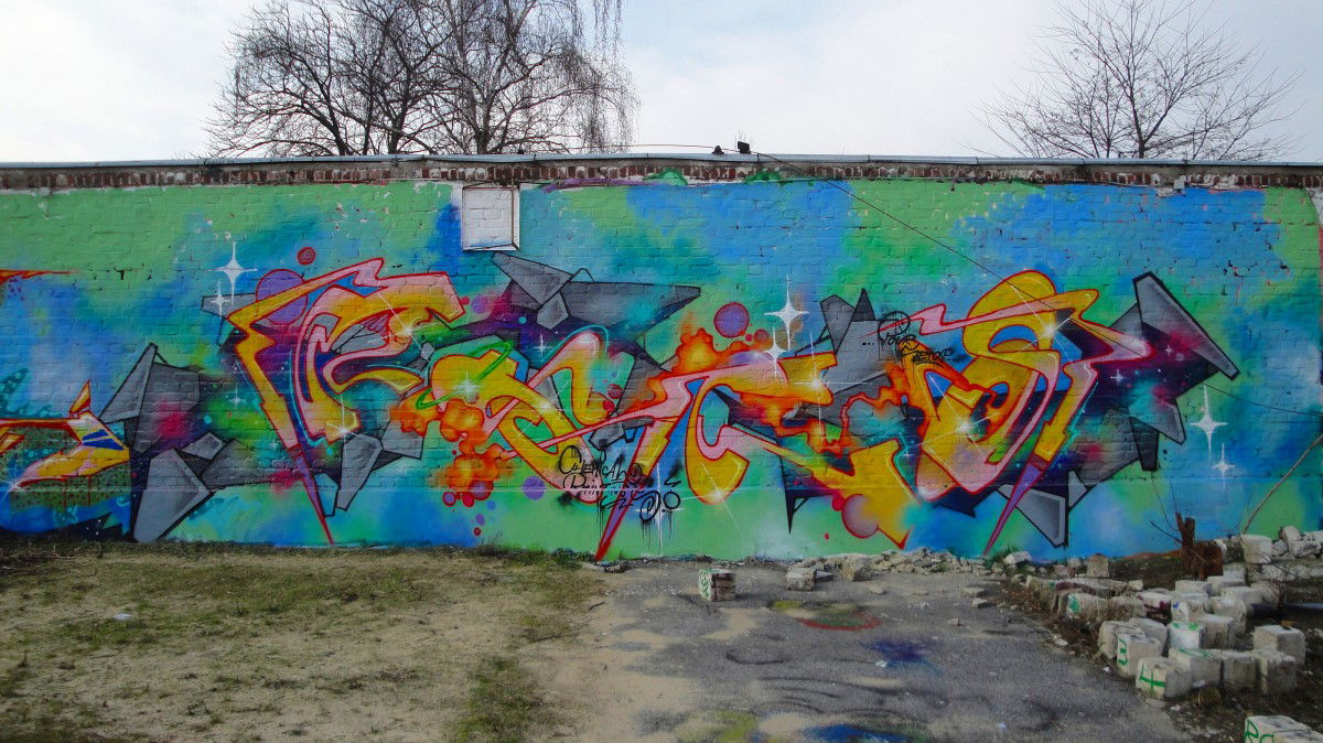 Graffiti Wall in Köln - Photo by RATTENSOHN - ROCO, CPS, Hall