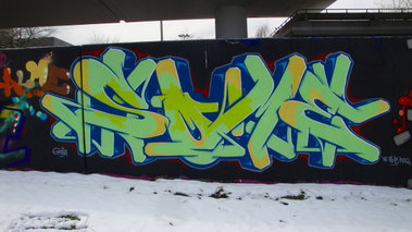 Graffiti Wall in Bochum - Photo by RATTENSOHN - SOME, Galla, ALME
