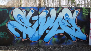 Graffiti Wall in Bochum - Photo by RATTENSOHN - SOME, Galla, RAG