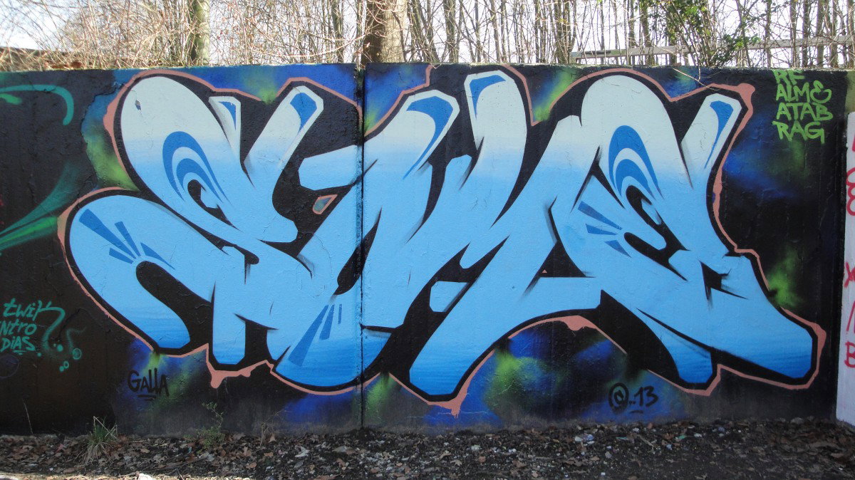 Graffiti Wall in Bochum - Photo by RATTENSOHN - SOME, Galla, RAG