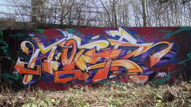 Graffiti Wall in Bochum - Photo by RATTENSOHN - MOTER, MOTA, MOTAS