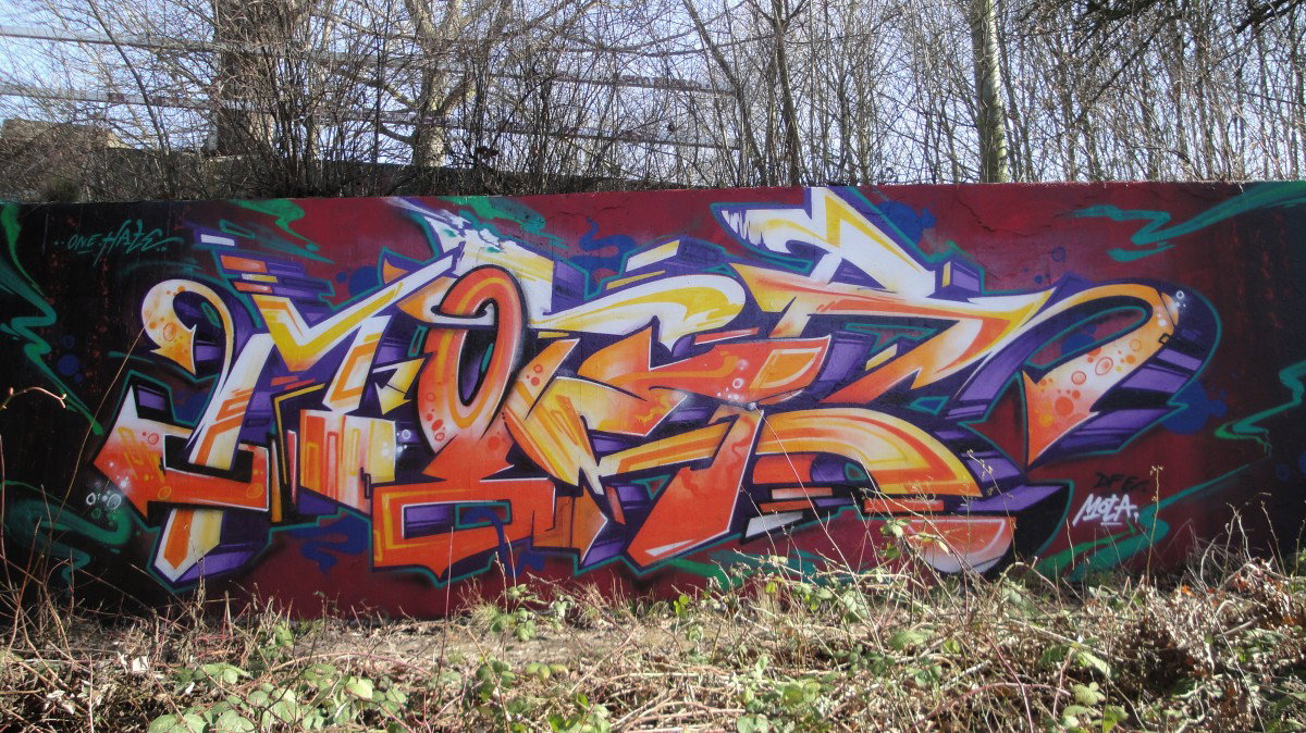 Graffiti Wall in Bochum - Photo by RATTENSOHN - MOTER, MOTA, MOTAS