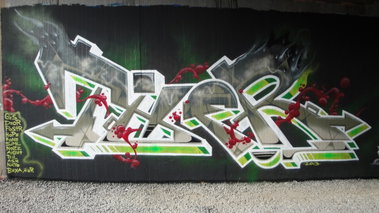 Graffiti Wall in Bochum - Photo by RATTENSOHN - THER, OH, Bochum