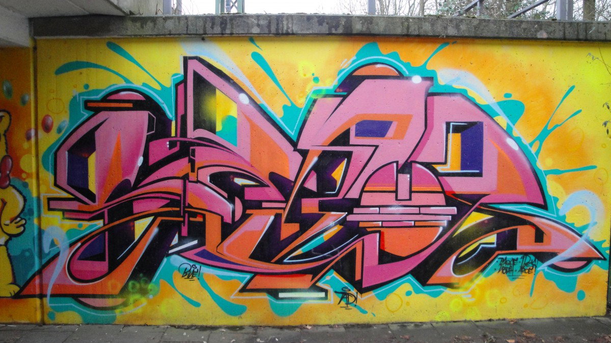 Graffiti Wall in Leverkusen - Photo by RATTENSOHN - SEMOR, Leverkusen, Hall
