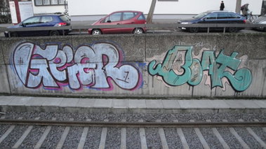 Graffiti Bombing in Köln - Photo by RATTENSOHN - GEIER, IMR, UBOAT