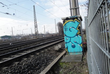 Graffiti Bombing in Bonn - Photo by RATTENSOHN - GOS, Fuck, You