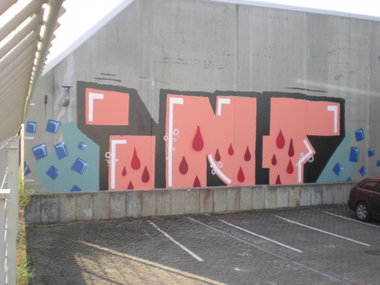 Graffiti Wall in Bonn - Photo by RATTENSOHN - INF, Street, Bonn