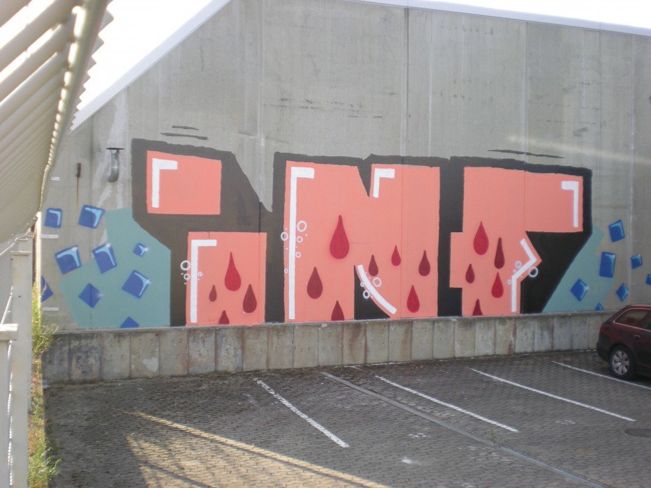 Graffiti Wall in Bonn - Photo by RATTENSOHN - INF, Street, Bonn