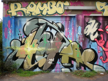 Graffiti Wall in Köln - Photo by RATTENSOHN - HOPE, OH, OH