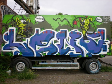 Graffiti Wall in Köln - Photo by RATTENSOHN - LENA, UNITE, INF