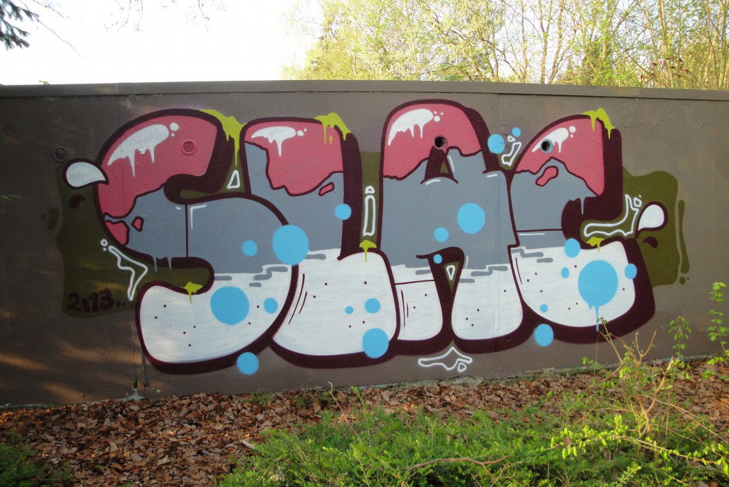 Graffiti Wall in Espelkamp - Photo by RATTENSOHN - SLAC, Espelkamp, Street